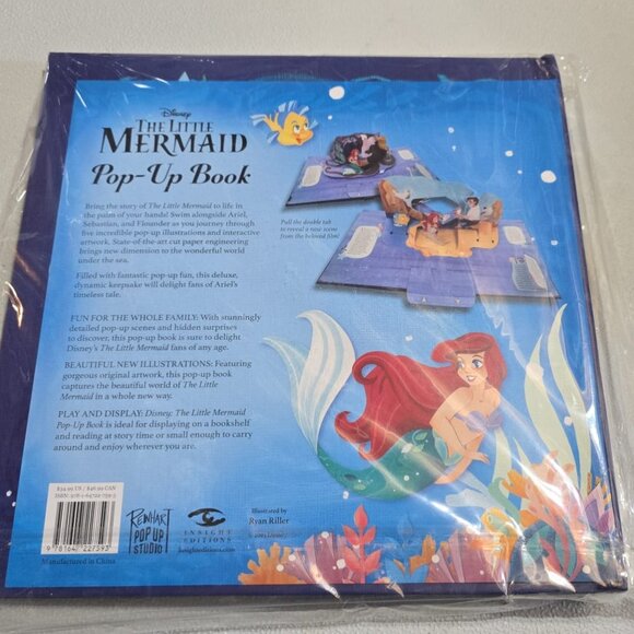 Disney The Little Mermaid Pop Up Book NEW/SEALED Kids Story Time Classic - Picture 2 of 2